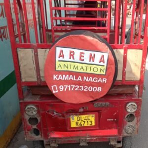 Flex Hoarding In Auto Rickshaw