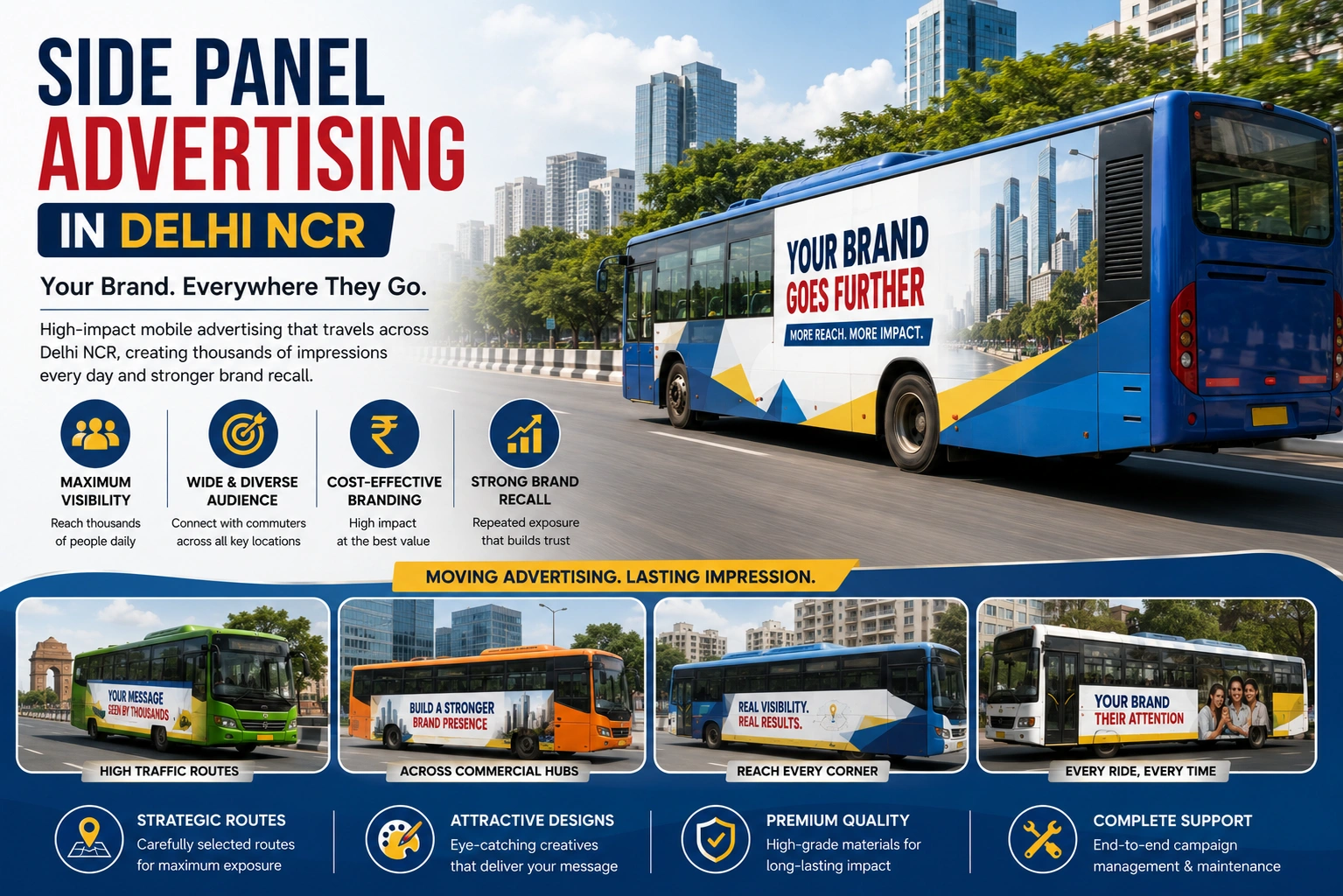 Side Panel Advertising in Delhi NCR