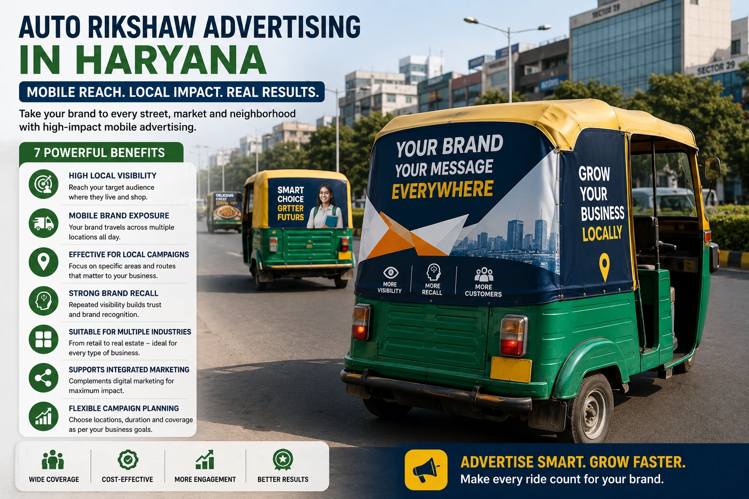 Auto Rikshaw Advertising in Haryana