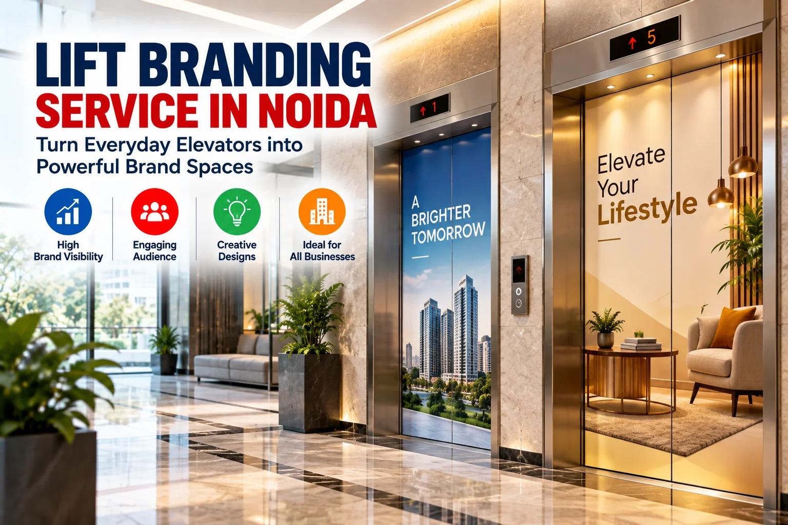 Lift Branding Service in Noida
